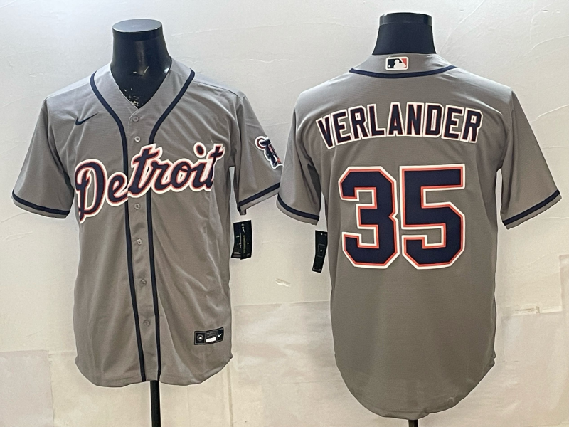 Men Detroit Tigers #35 Verlander white Game Nike MLB Jersey 2026002->detroit tigers->MLB Jersey